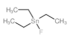 Stannane,triethylfluoro- structure
