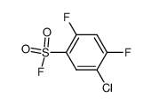 5-Chlor-2.4-difluor-benzolsulfonsaeure-fluorid Structure