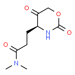 2H-1,3-Oxazine-4-propanamide, tetrahydro-N,N-dimethyl-2,5-dioxo-, (4S)- (9CI) Structure