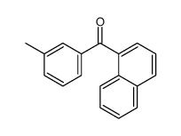 (3-methylphenyl)-naphthalen-1-ylmethanone结构式
