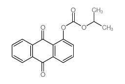 Carbonic acid,9,10-dihydro-9,10-dioxo-1-anthracenyl 1-methylethyl ester结构式