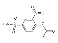 4-acetylamino-3-nitro-benzenesulfonic acid amide结构式