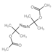 2-(2-acetyloxypropan-2-yldiazenyl)propan-2-yl acetate结构式