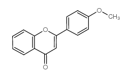 4'-甲氧基黄酮结构式