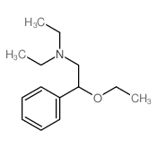 .beta.-Ethoxy-N,N-diethylphenethylamine Structure