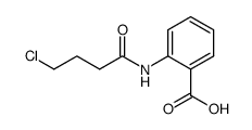 2-(4-chlorobutanamido)benzoic acid Structure