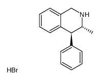 (3R,4S)-3-methyl-4-phenyl-1,2,3,4-tetrahydroisoquinoline hydrobromide结构式