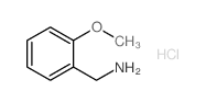 (2-甲氧基苯基)甲胺盐酸盐结构式