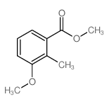 3-甲氧基-2-甲基苯甲酸甲酯结构式