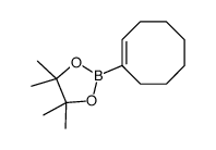2-(1-环辛烯-1-基)-4,4,5,5-四甲基-1,3,2-二噁硼烷结构式