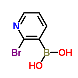 2-BROMOPYRIDIN-3-YLBORONIC ACID Structure