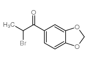 2-Bromo-3',4'-(methylenedioxy)propiophenone Structure
