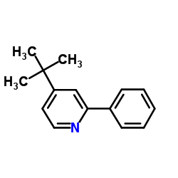 2-苯基-4-叔丁基吡啶结构式