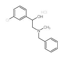 Benzenemethanol,3-chloro-a-[[methyl(phenylmethyl)amino]methyl]-,hydrochloride (1:1) picture