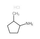 Cyclopentanamine,2-methyl-, hydrochloride (1:1) Structure