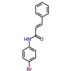 N-对溴苯基肉桂酰胺结构式