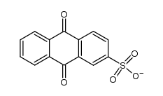 9,10-anthraquinone-2-sulfonate结构式
