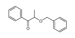 1-phenyl-2-phenylmethoxypropan-1-one结构式