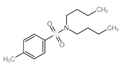 Benzenesulfonamide,N,N-dibutyl-4-methyl- Structure