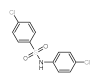 4-氯-N-(4-氯苯基)苯磺酰胺结构式
