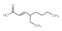 (E)-4-乙基-2-辛烯酸结构式