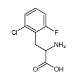 2-Chloro-6-fluoro-Dl-phenylalanine Structure