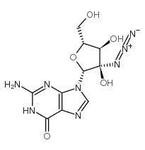 2'-azido-d-guanosine Structure