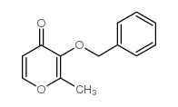 3-(苄氧基)-2-甲基-4H-吡喃-4-酮结构式
