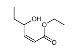 ethyl 4-hydroxyhex-2-enoate结构式