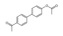 [4-(4-acetylphenyl)phenyl] acetate结构式