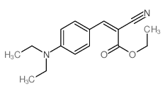 2-氰基-3-[4-(二乙基氨基)苯基]丙烯酸乙酯结构式