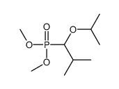 1-dimethoxyphosphoryl-2-methyl-1-propan-2-yloxypropane结构式