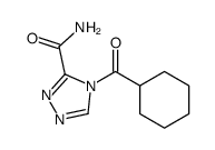 4-(cyclohexanecarbonyl)-1,2,4-triazole-3-carboxamide Structure