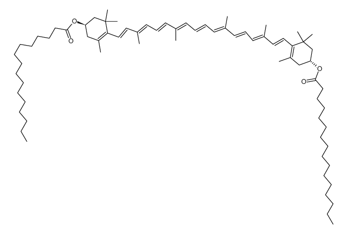 zeaxanthin-C16:0,C16:0 Structure