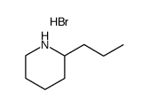 (+/-)-2-propyl-piperidine, hydrobromide结构式