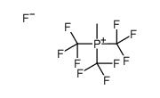 methyl-tris(trifluoromethyl)phosphanium,fluoride结构式