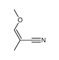 3-methoxy-2-methylacrylonitrile结构式
