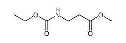 N-ethoxycarbonyl-β-alanine methyl ester结构式