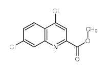 4,7-二氯-2-喹啉羧酸甲酯结构式