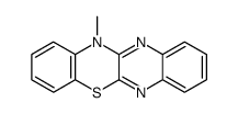 12-methyl-12H-quinoxalino[2,3-b][1,4]benzothiazine Structure