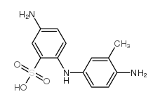 4,4'-diamino-3'-methyldiphenylamine-2-sulfonic acid Structure