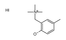 (2-hydroxy-5-methylphenyl)methyl-trimethylazanium,iodide Structure