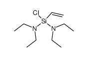 1-chloro-N,N,N',N'-tetraethyl-1-vinylsilanediamine Structure