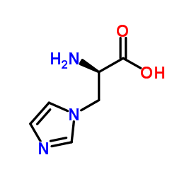 3-(1H-Imidazol-1-yl)-D-alanine结构式