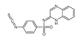 4-isothiocyanato-N-quinoxalin-2-ylbenzenesulfonamide结构式