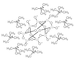 四甲基铵基笼形聚倍半硅氧烷结构式