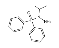 N-isopropyl-P,P-diphenylphosphinic hydrazide结构式