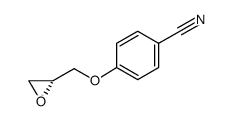 (R)-4-(环氧乙烷-2-甲氧基)苯甲腈结构式