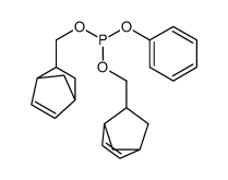 Phosphorous acid bis[(bicyclo[2.2.1]hept-5-en-2-yl)methyl]phenyl ester结构式