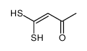 3-Buten-2-one, 4,4-dimercapto- (7CI,9CI) Structure